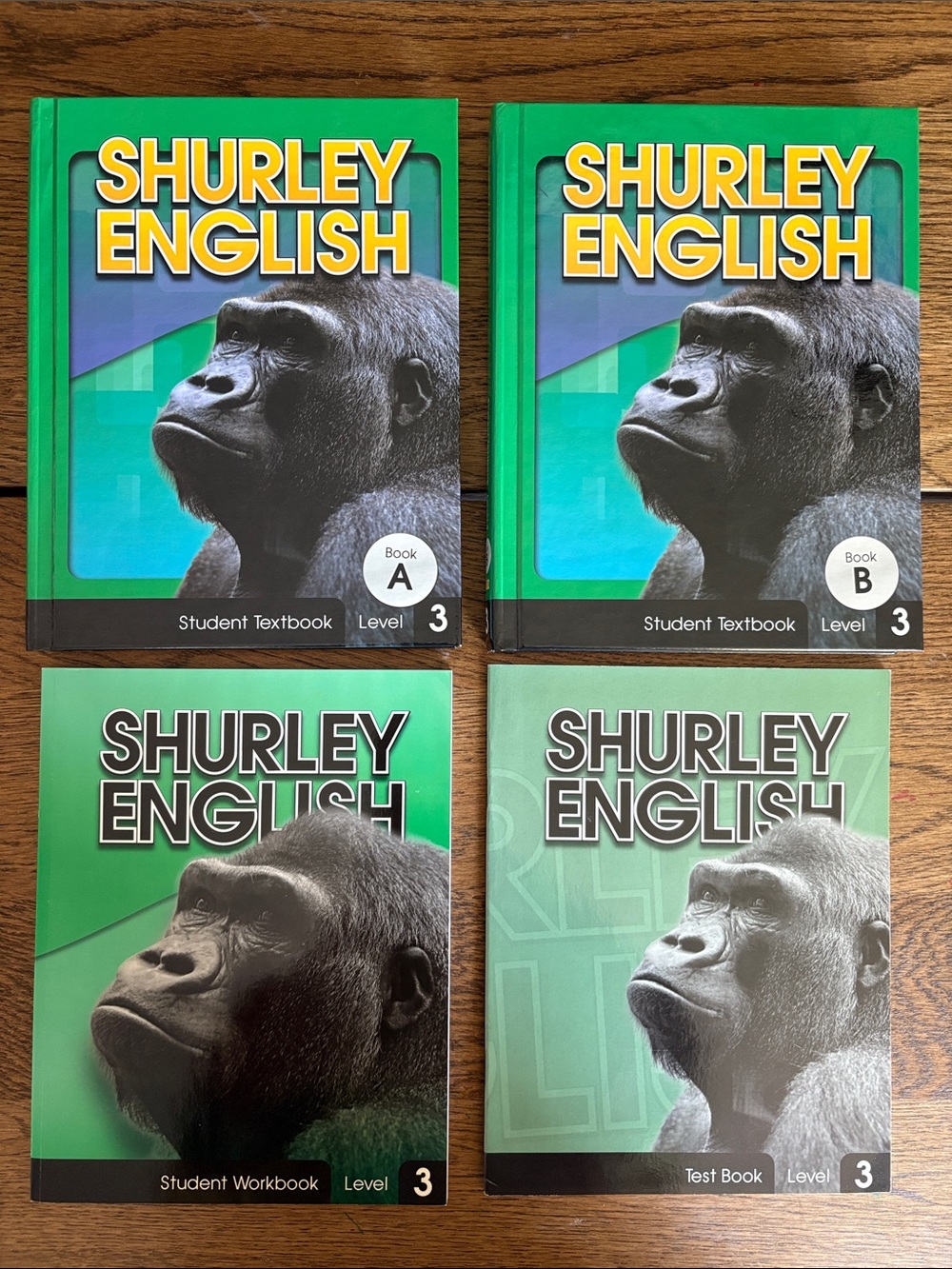 NEW Shurley English Level 3 Student Textbook A & B + Workbook & Tests